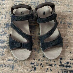 Adelle Ankle Strap Sandals - Taupe